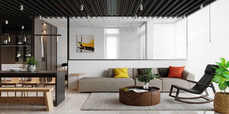Черный потолок в интерьере – идеи дизайна и особенности конструкций